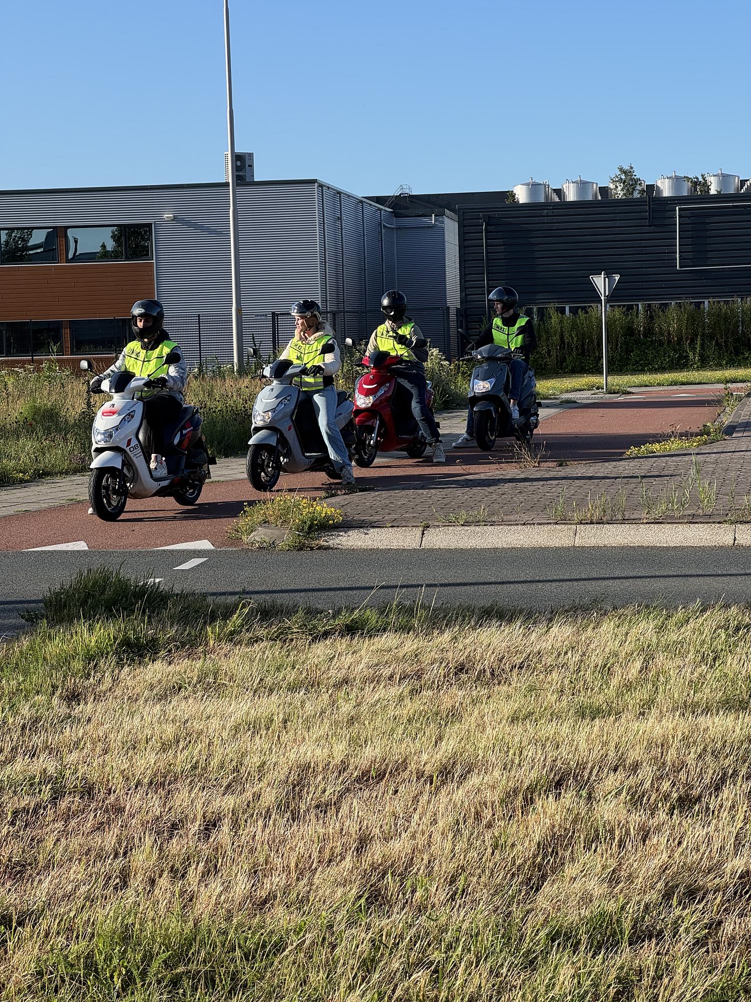 Op naar het scooterexamen